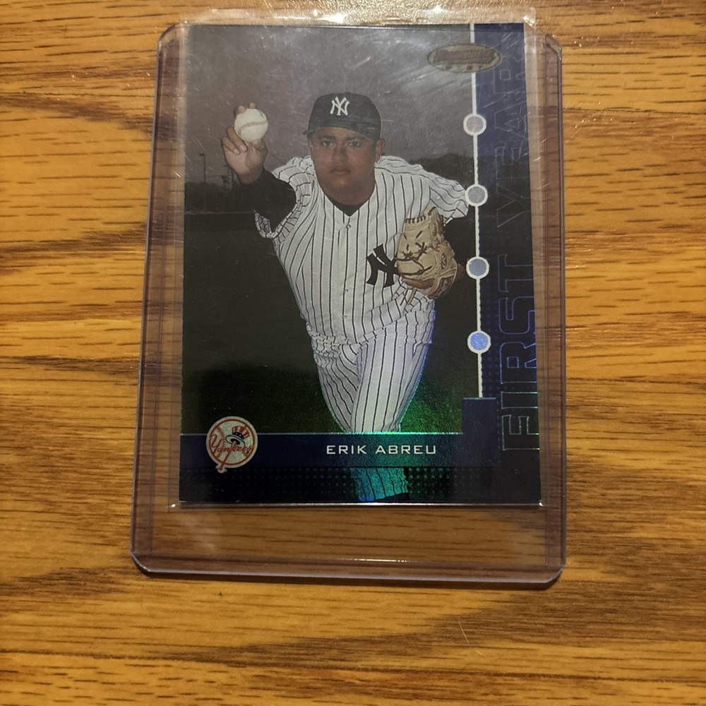 ERIK ABREU NEW YORK YANKEES /2005 BOWMAN'S BEST #49 "RC" "blue" PARALLEL 159/499